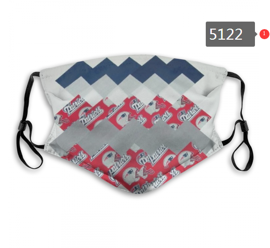 2020 NFL New England Patriots #11 Dust mask with filter->nfl dust mask->Sports Accessory